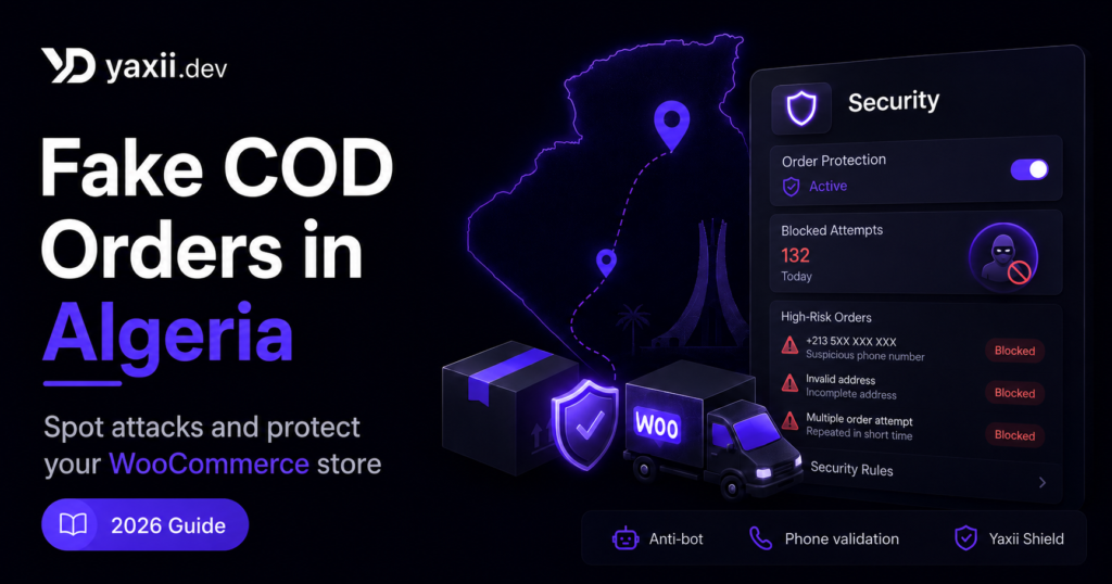 Fake COD Orders in Algeria: 8 Real Attack Patterns and 7 Layers to Protect WooCommerce